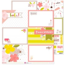 Pack 5 Papeles Decorados 12X12" 180 G Tarjetas Grandes De Chicas Fsc Anita