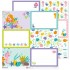 Pack 5 Papeles Decorados 12X12" 180 G Tarjetas Grandes Bajo El Mar Fsc Anita