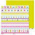 Pack 5 Papeles Decorados 12X12" 180 G Tiras Recortables De Cuento 16 Fsc Anita