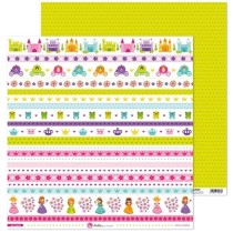 Pack 5 Papeles Decorados 12X12" 180 G Tiras Recortables De Cuento 16 Fsc Anita