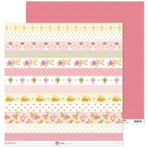 Pack 5 Papeles Decorados 12X12" 180 G Tiras Recortables 1ªcomunion Niña 18 Fsc Anita