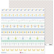 Pack 5 Papeles Decorados 12X12" 180 G Tiras Recortables Primera Comun.20 El Fsc Anita