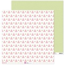 Pack 5 Papeles Decorados 12X12" 180 G Apilables Rosa Bebe 17 Fsc Anita