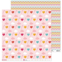 Pack 5 Papeles Decorados 12X12" 180 G Globo Puro Amor 17 Fsc Anita