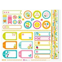 Pack 13 Papeles Decorados 12X12" 180 G Mi Jardin 16 Fsc Anita
