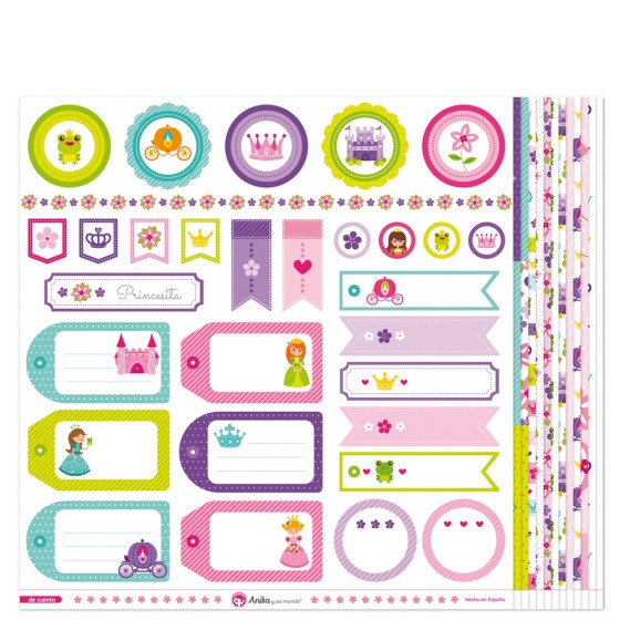 Pack 13 Papeles Decorados 12X12" 180 G De Cuento 16 Fsc Anita