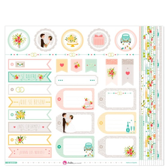 Pack 13 Papeles Decorados Si Quiero! 17 Fsc Anita