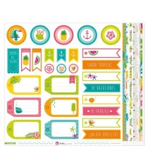 Pack 13 Papeles Decorados 12X12" 180 G Mi Paraiso 17 Fsc Anita