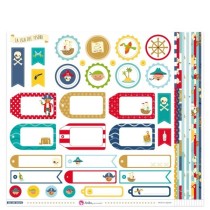 Pack 13 Papeles Decorados Isla Del Tesoro Fsc Anita