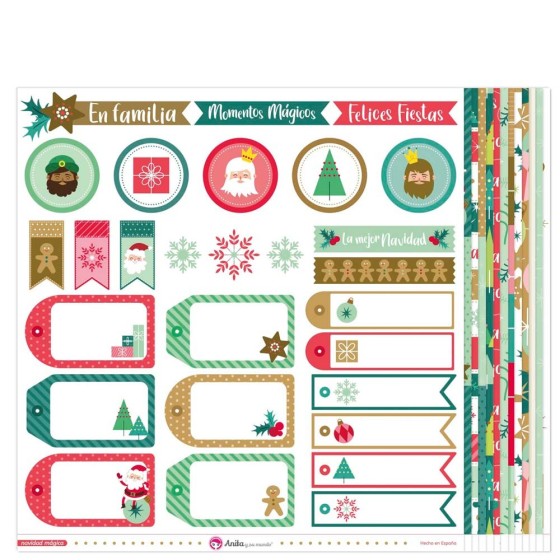 Pack 13 Papeles Decorados 12X12" 180 G Navidad Magica 22 Fsc Anita