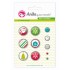 Pack 11 Brads Epoxy Feliz Navidad 16 Anita