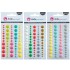Pack 60 Enamel Dots Colores Surtidos Basicos Scrapbooking Anita