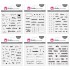 Pack 32 Sellos Acrílicos Celebraciones Basicos Scrapbooking Anita