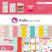 Kit Scrapbooking Bolsa Puro Amor 17 Anita