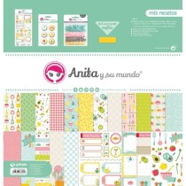 Kit Scrapbooking Bolsa Mis Recetas Anita