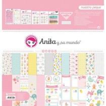 Kit Maletín Scrapbooking Nuestra Peque 19 Anita