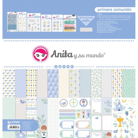 Kit Maletín Scrapbooking Primera Comun.20 El Anita