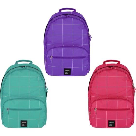 Mochila Hunter Unequal Turquesa 2 Compartimentos Grafoplás