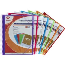 Carpeta Fundas PP Translúcido Rígido A4 40 Fundas Con Sobre Transparente Maxiplas Translúcido Grafoplás