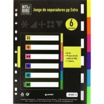 Separadores PP Opaco 6 Posiciones A4 11 Taladros Bits&Bobs 23 Grafoplás