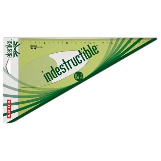 Cartabón Flexible 30 Cm Verde Arda