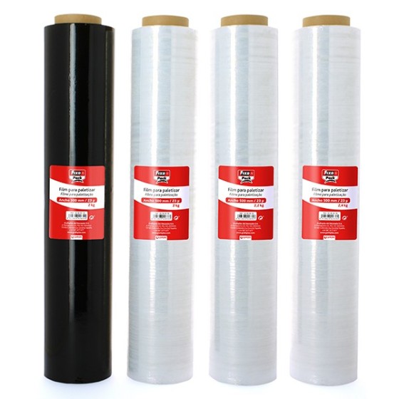 Films Paletizar Negro 23 Micras 2 Kg 500mm Fixo