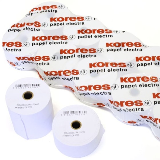 Rollos Papel Electra 58X65X12 mm "36.5 M" Kores