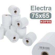 Rollos Papel Electra 75X65X12 mm "36.5 M" Kores