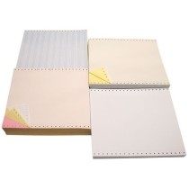 Caja 2500 Papel Continuo 70 G 250X11" Blanco Original 2 Trepados Kores