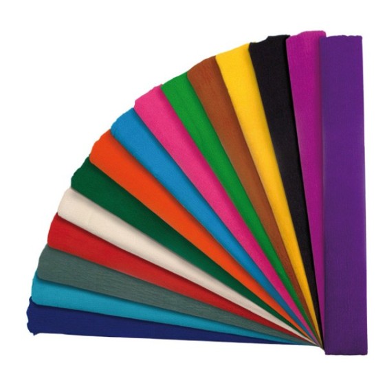 Rollo Papel Crespón 35 G "0.5X2.5 M" Azul Cielo Fixo Kids