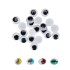 Pack 20 Ojitos Color 18mm Amarillo Smart