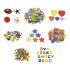 Set Figuras Adhesivas Goma Eva 3D Smile Transparente Fixo Kids