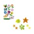 Set Figuras Adhesivas Goma Eva 3D Purpurina Complementos Fixo Kids