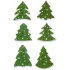 Set Figuras Madera  Arbol Navid.Adhesiva