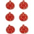 Set Figuras Madera  Bolas Nav.Adhesivas