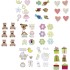 Set Figuras Adhesivas Madera Bebé Niño Fixo Kids