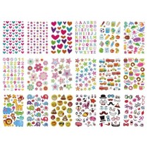 Pegatina Con Relieve Adhesivo  Mate Emoticonos
