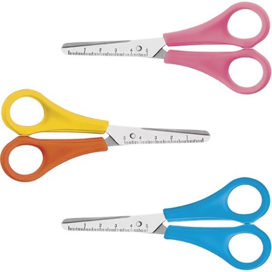 Blíster Tijeras Escolares "130/5""" Azul Westcott