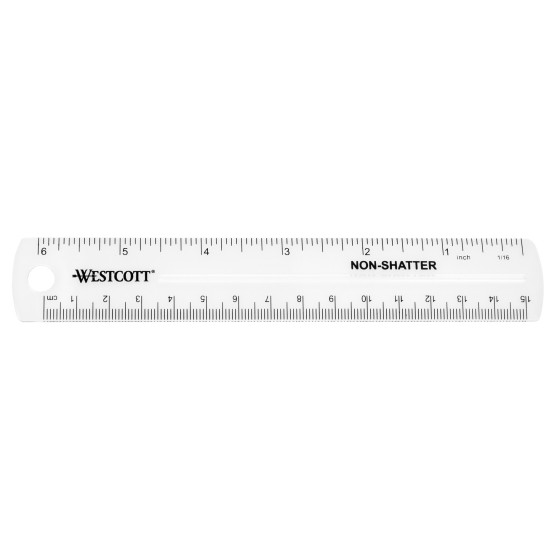 Regla 15 Cm Zurdos Westcott