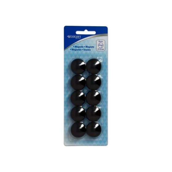 Blister 10 Imanes 25mm Negro Westcott
