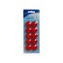 Blister 10 Imanes 25mm Rojo Westcott