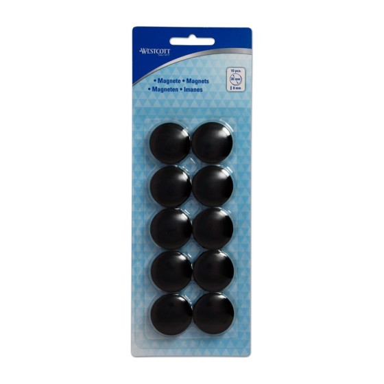 Blister 10 Imanes 30mm Negro Westcott