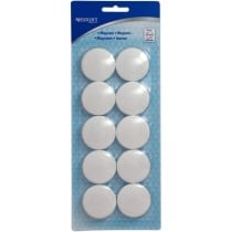 Blister 10 Imanes 40mm Blanco Westcott