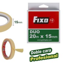 Cinta Doble Cara 15 mm X 20 M Fixo
