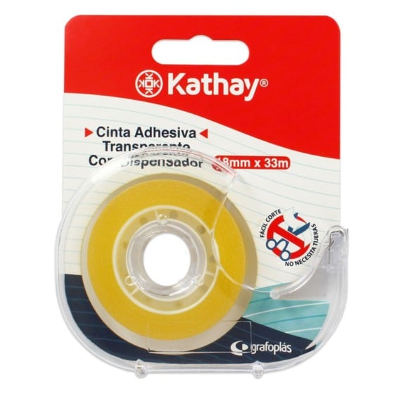 Cinta Caramel 18mm X 33M +Dispensador Kathay
