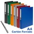 Carpeta De Anillas  A4 4X25mm Colores Surtidos Con Tarjetero Kathay Kathay