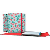 Carpeta De Anillas Con Recambio  Papel Plastificado Soft A4 4X25mm Fsc Noa  Bloom Grafoplás