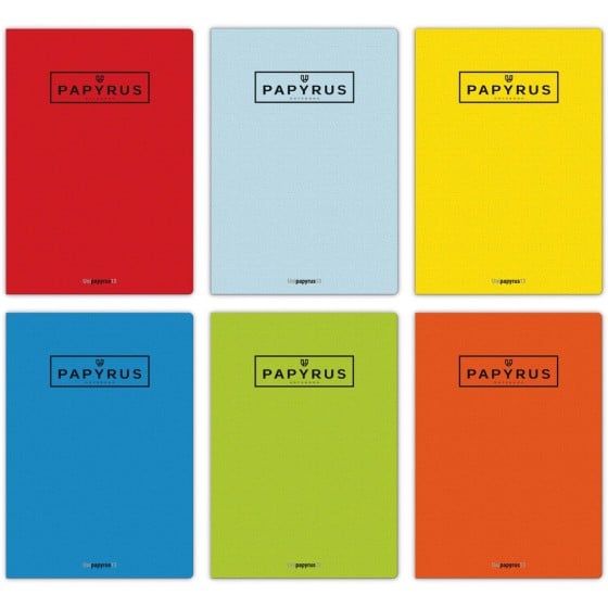Libretas Grapa A4 Liso 48 Hojas 90 G Colores Surtidos Tapa Gofrada Papyrus