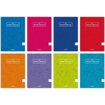 Libretas Grapa A5+ Cuadricula 4X4H3275:H3306 mm 90 Hojas 90 G Colores Surtidos Tapa Blanda Papyrus
