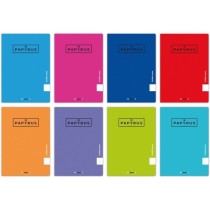 Libretas Grapa A5+ Liso 48 Hojas 90 G Colores Surtidos Tapa Polipropileno Papyrus